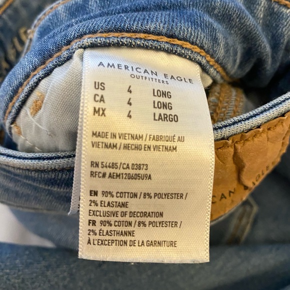 American Eagle Hi-Rise Legging Next Level Stretch Skinny Jeans - Picture 5 of 5